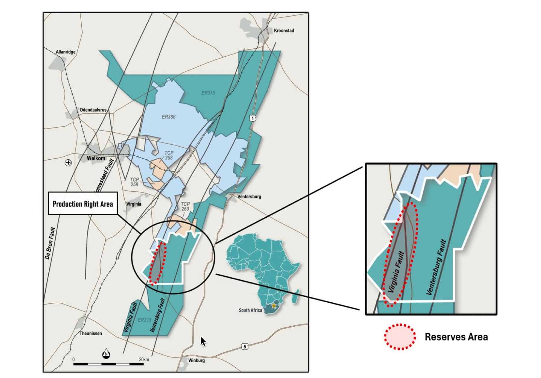 South Africa gas production license
